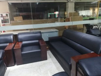 图 广西厂家直销办公家具商务沙发 布艺沙发 广州办公用品