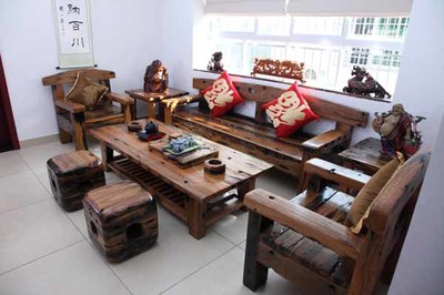 青岛百年古船老船木家具生产公司图片|青岛百年古船老船木家具生产公司产品图片由临沂临港经济开发区韩氏家具厂公司生产提供-